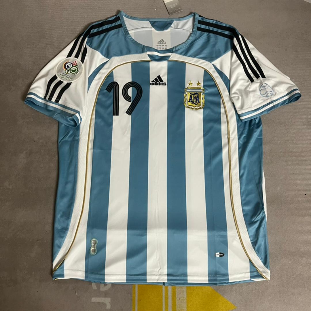 Lionel Messi Argentina Retro Jersey Maillot Trikot Maglia