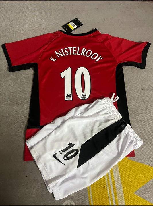 Ruud van Nistelrooy Manchester United Kids Children Home Jersey