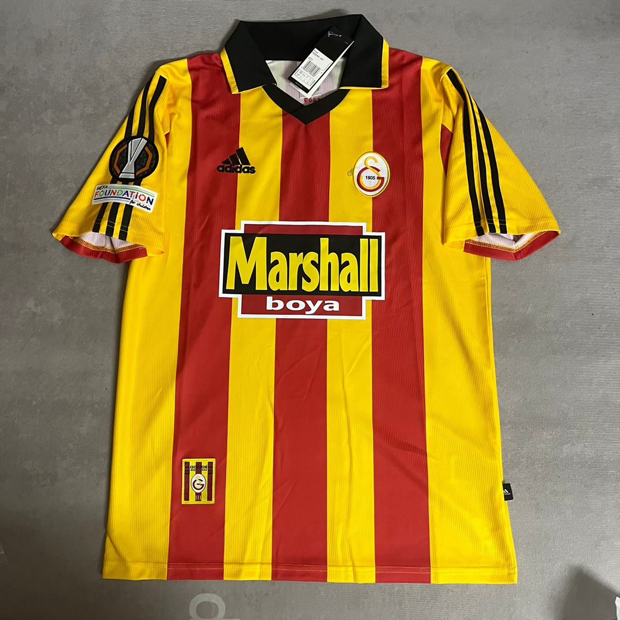 Bulent Korkmaz Galatasaray UEFA 2000 Retro Nostalji Formasi Football Home Trikot Jersey Maillot