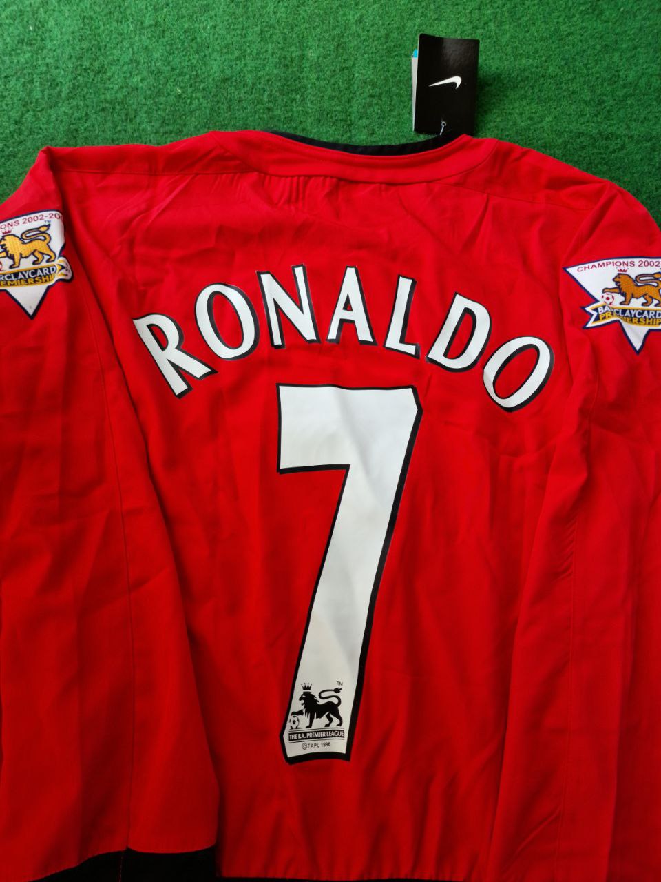 Cristiano Ronaldo Manchester United 2002/04 Home Long-Sleeved Retro Football Jersey