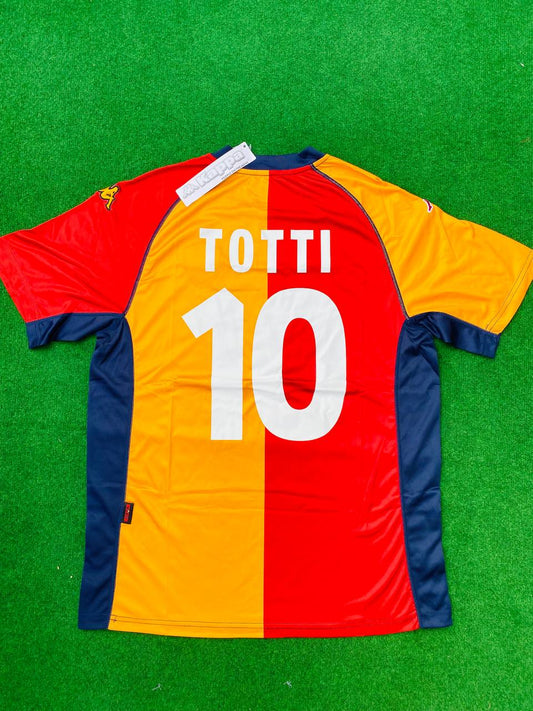 AS Roma Francesco Totti Retro Maglia 2000 2001