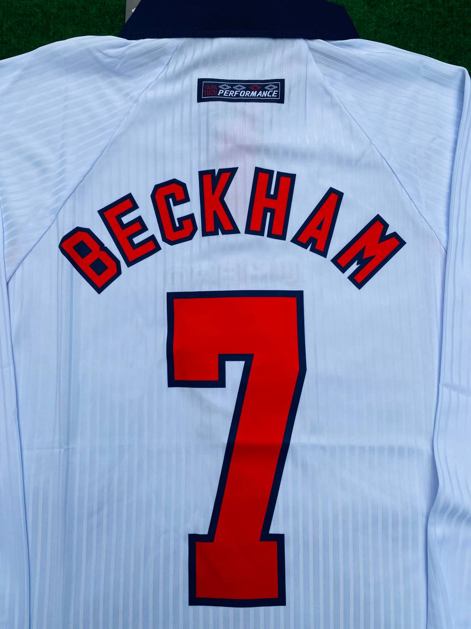 David Beckham England Retro Long Sleeve Jersey