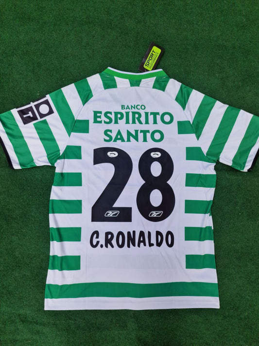 Sporting Lisbon 2001 2003 Cristiano Ronaldo First Jersey