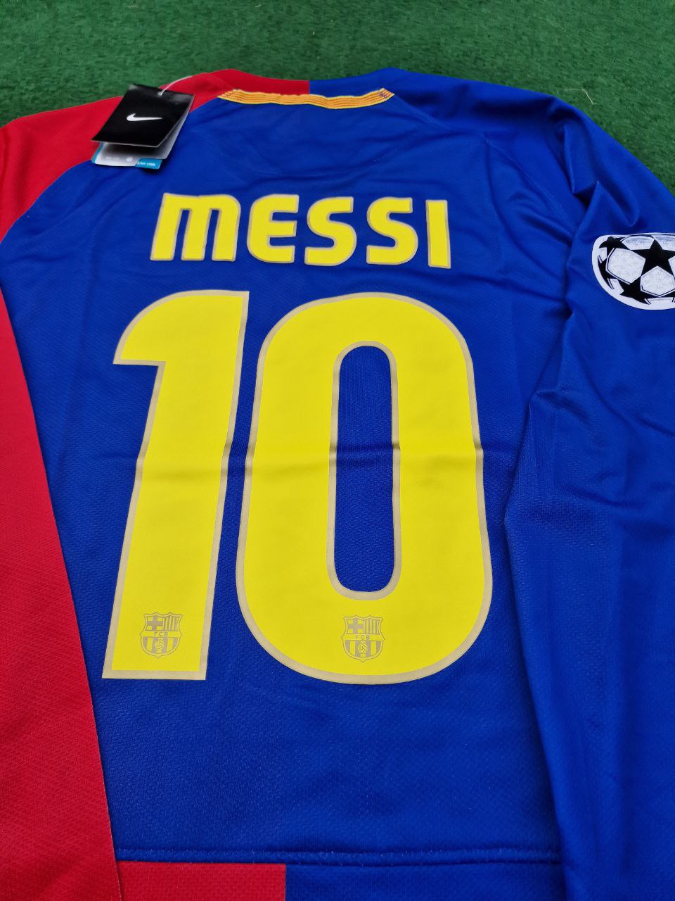 Lionel Messi Barcelona 2009 Champions League Roma Final Retro Jersey