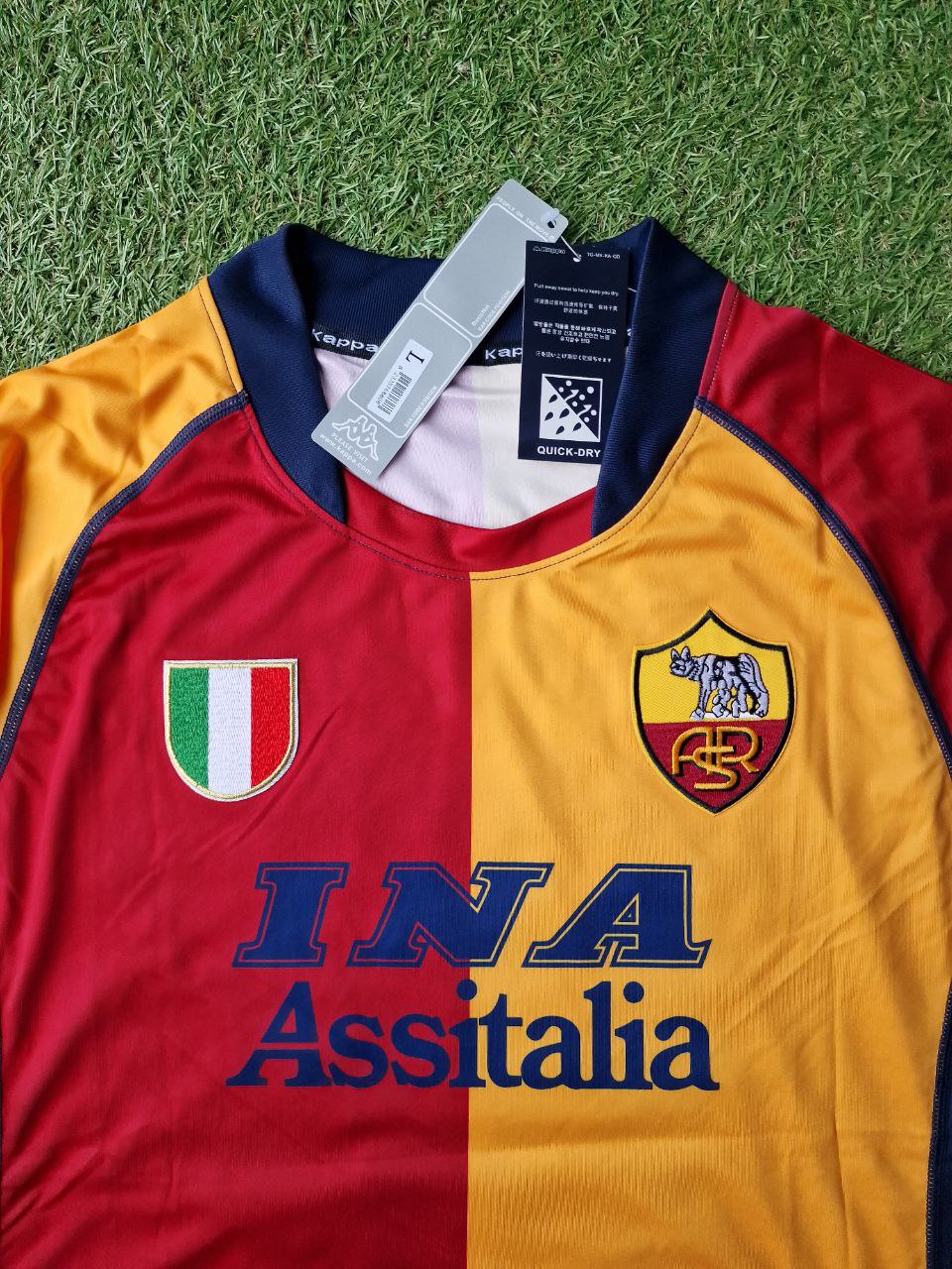 AS Roma Francesco Totti Retro Maglia 2000 2001