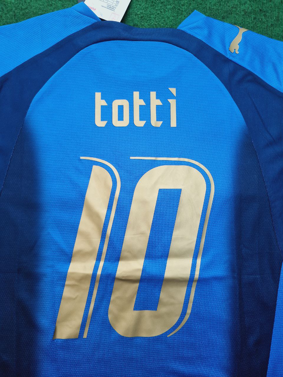 Italy 2006 World Cup Francesco Totti Retro Maglia