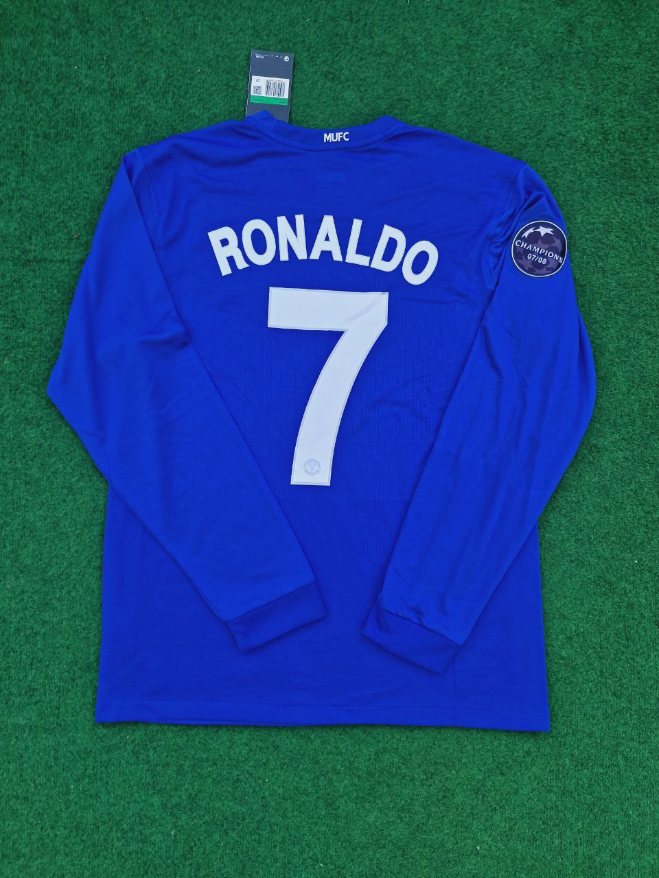 Cristiano Ronaldo Manchester United 2008 Fifa World Cup Champions League Patch Retro Jersey