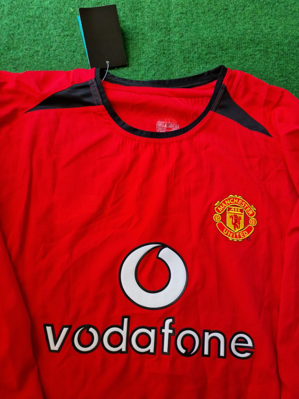 Cristiano Ronaldo Manchester United 2002/04 Home Long-Sleeved Retro Football Jersey