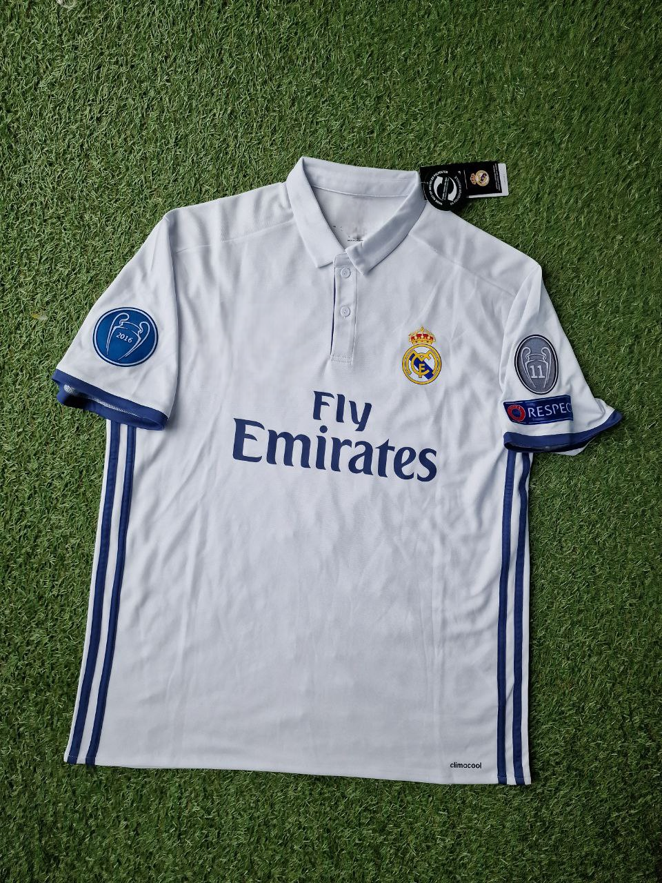 Cristiano Ronaldo Real Madrid White Retro Football Jersey