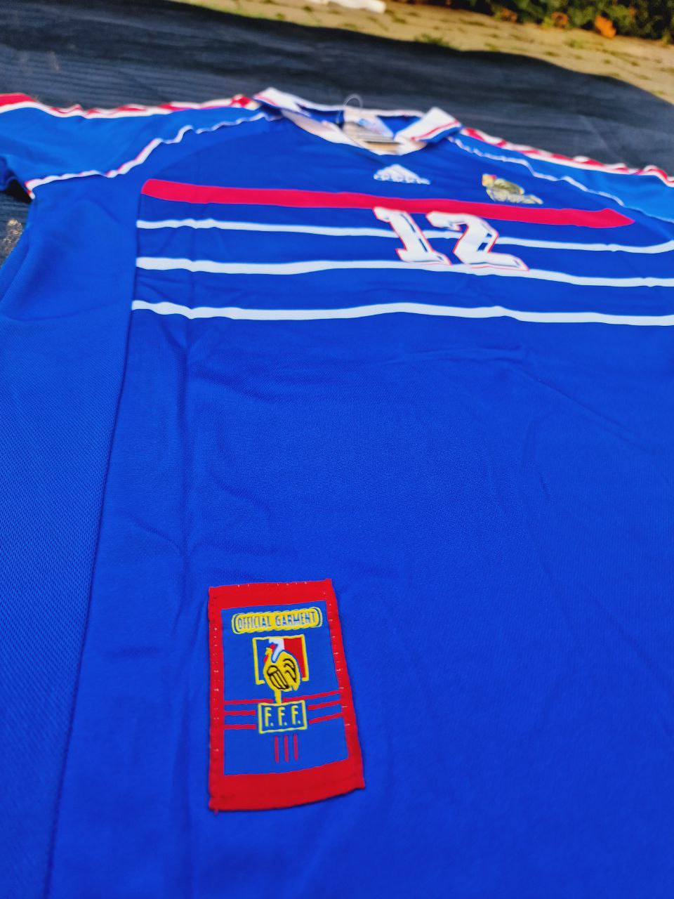 Thierry Henry France 1998 World Cup Retro Football Jersey