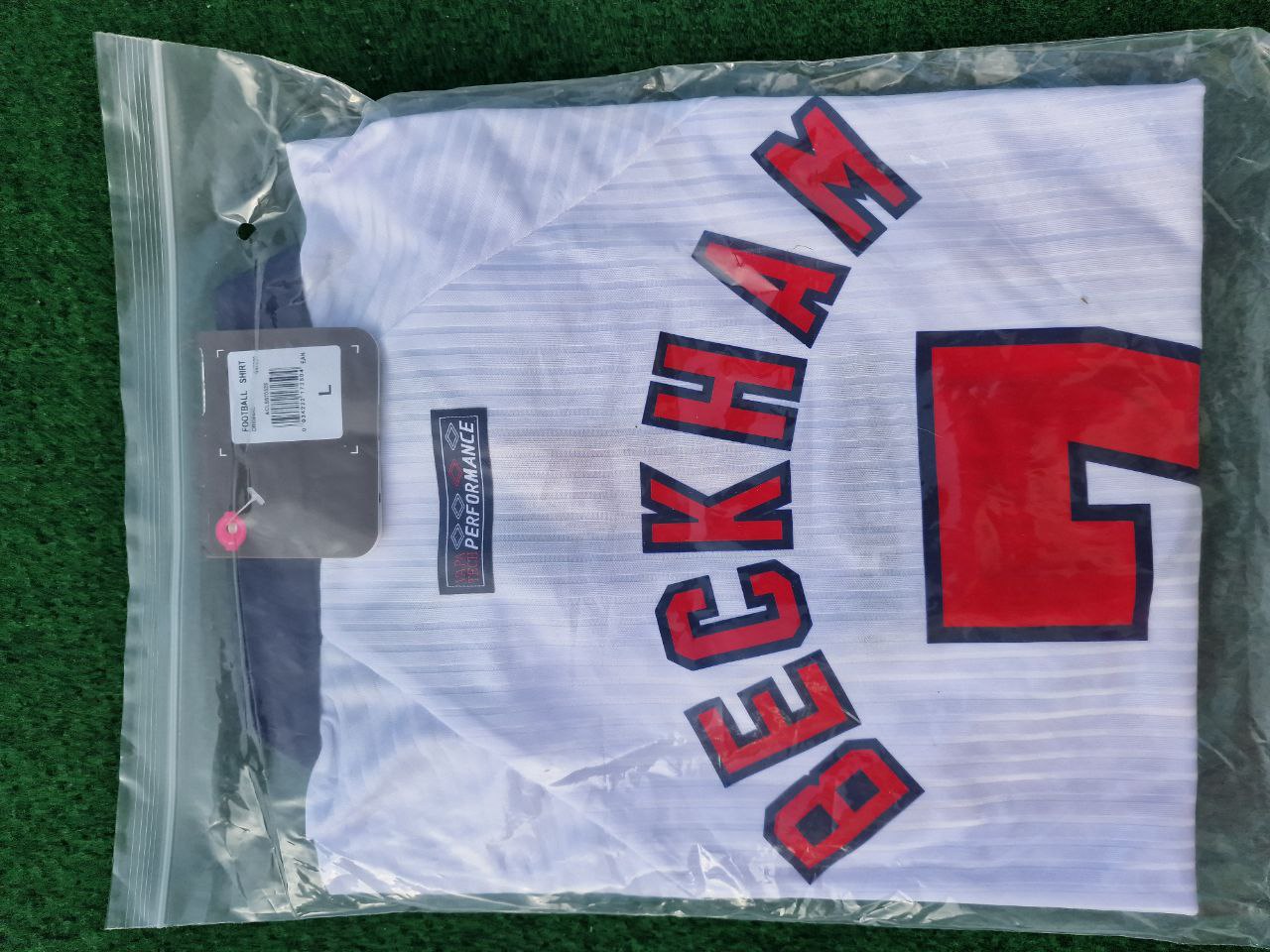 David Beckham England Retro Long Sleeve Jersey