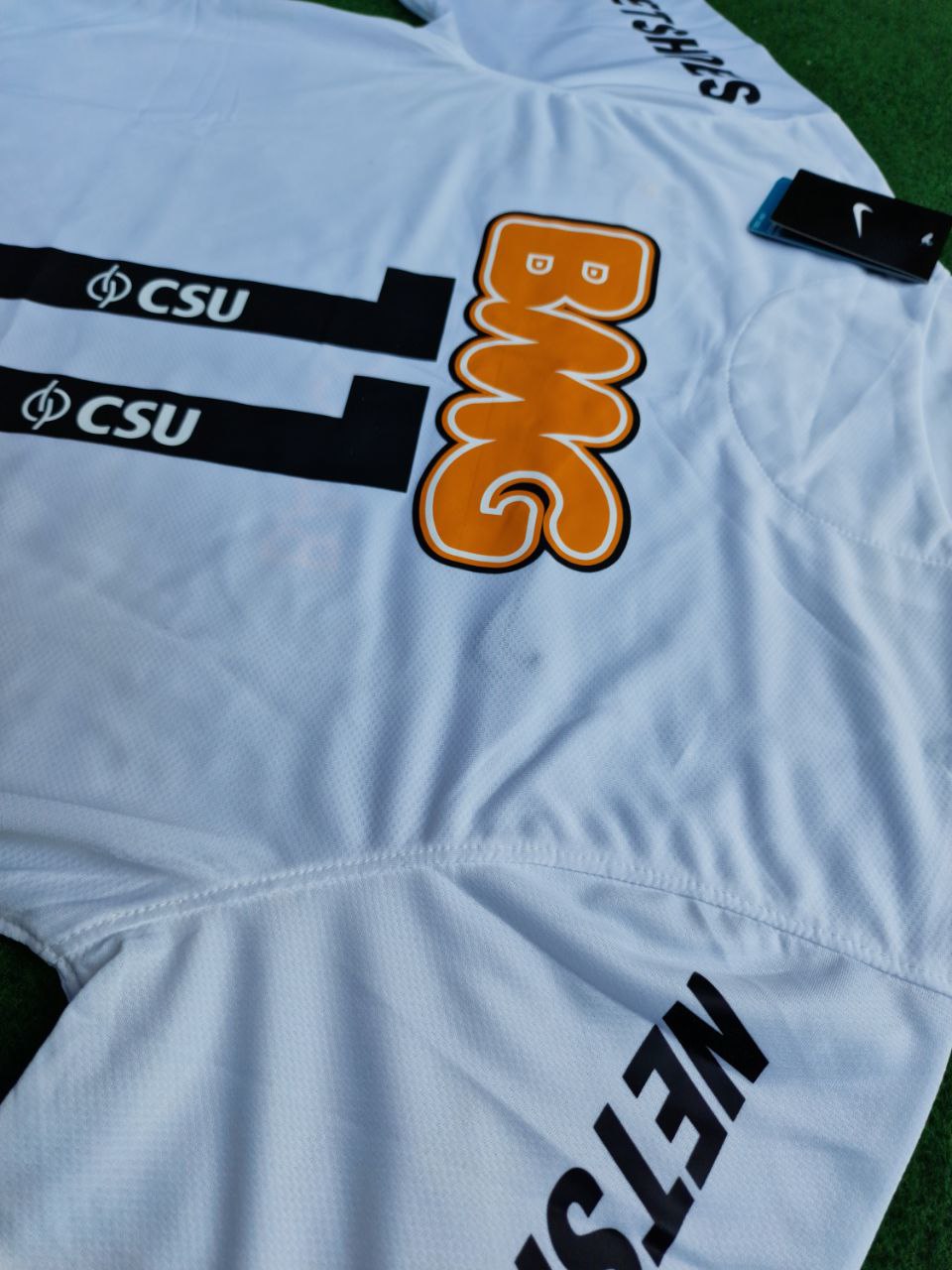 Neymar Jr Santos FC White Retro Football Jersey