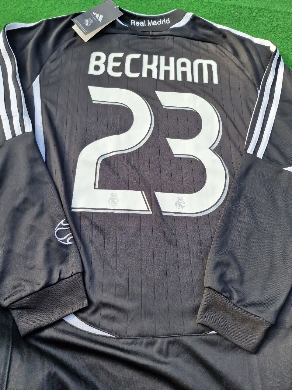 David Beckham Real Madrid 2006/07 Third Long-Sleeved Retro Football Jersey