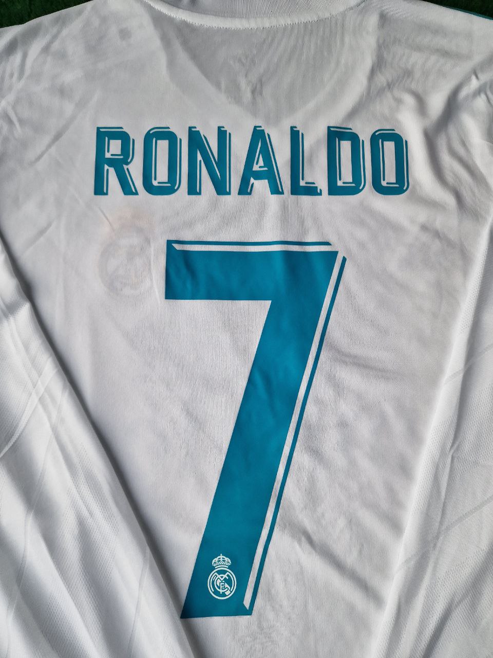 Cristiano Ronaldo CR7 Real Madrid 2018 Kyiv Final Special Retro Long Sleeve Jersey