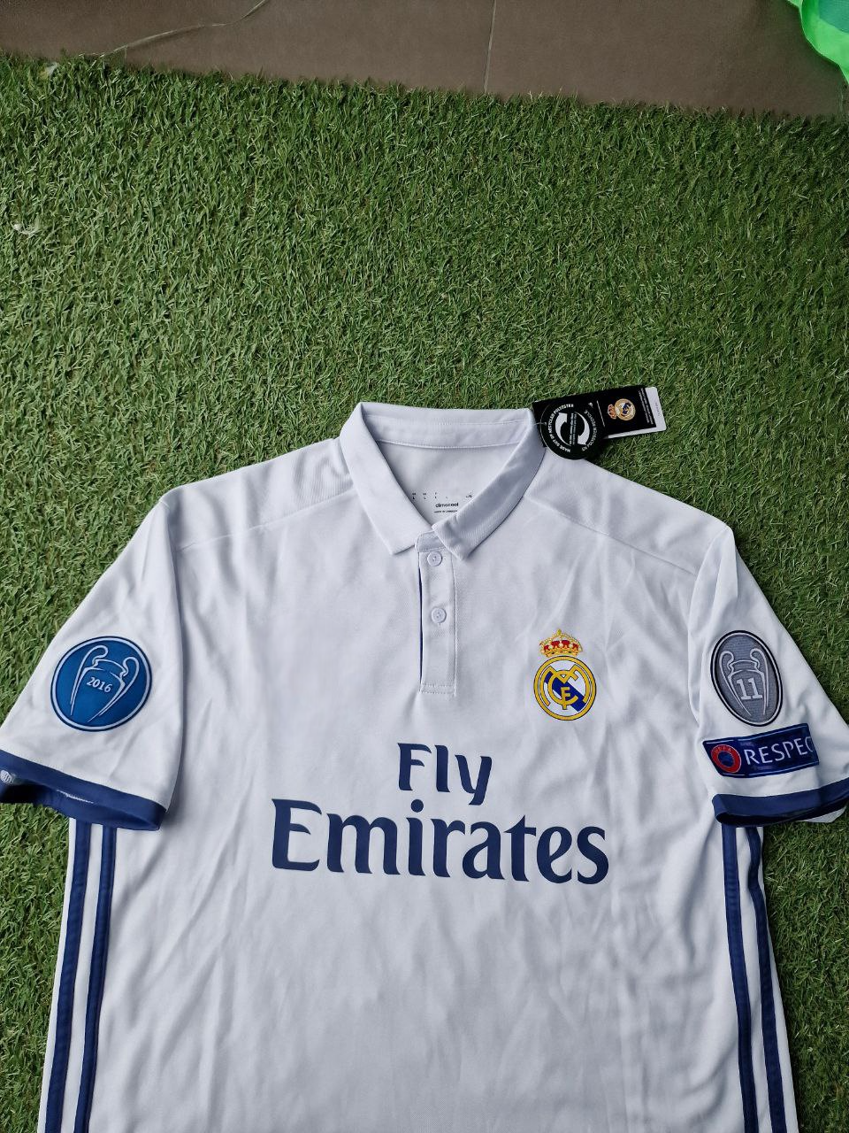 Cristiano Ronaldo Real Madrid White Retro Football Jersey