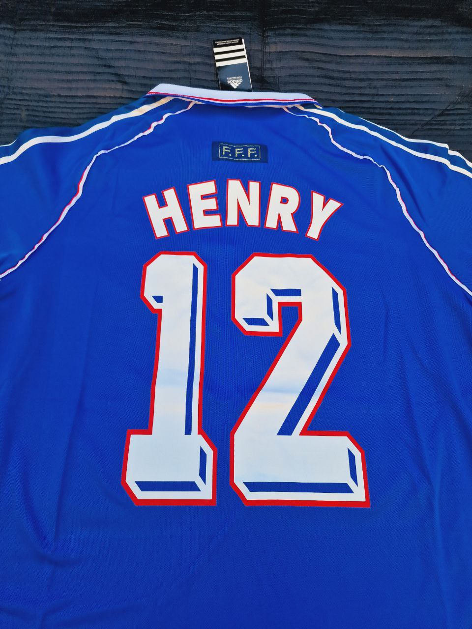 Thierry Henry France 1998 World Cup Retro Football Jersey