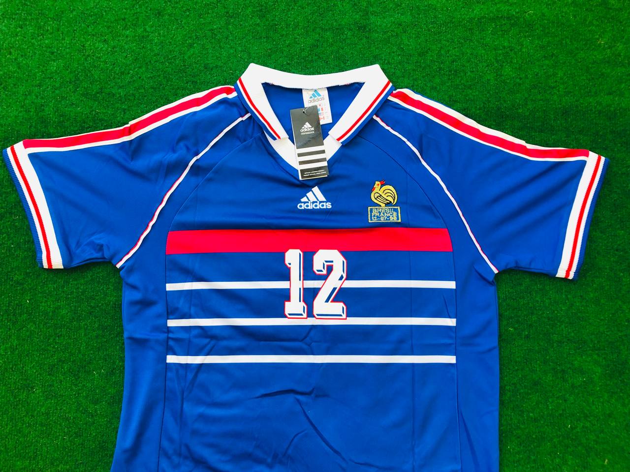 Thierry Henry France 1998 World Cup Retro Football Jersey