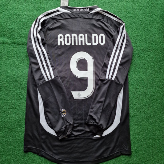 Ronaldo Nazario Real Madrid 2006/07 Third Long-Sleeved Retro Football Jersey