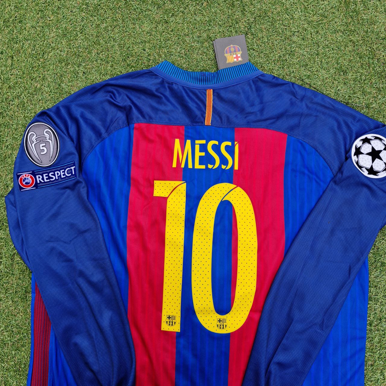 Lionel Messi Barcelona 2016 Special Edition Jersey with FIFA World Championship Patch