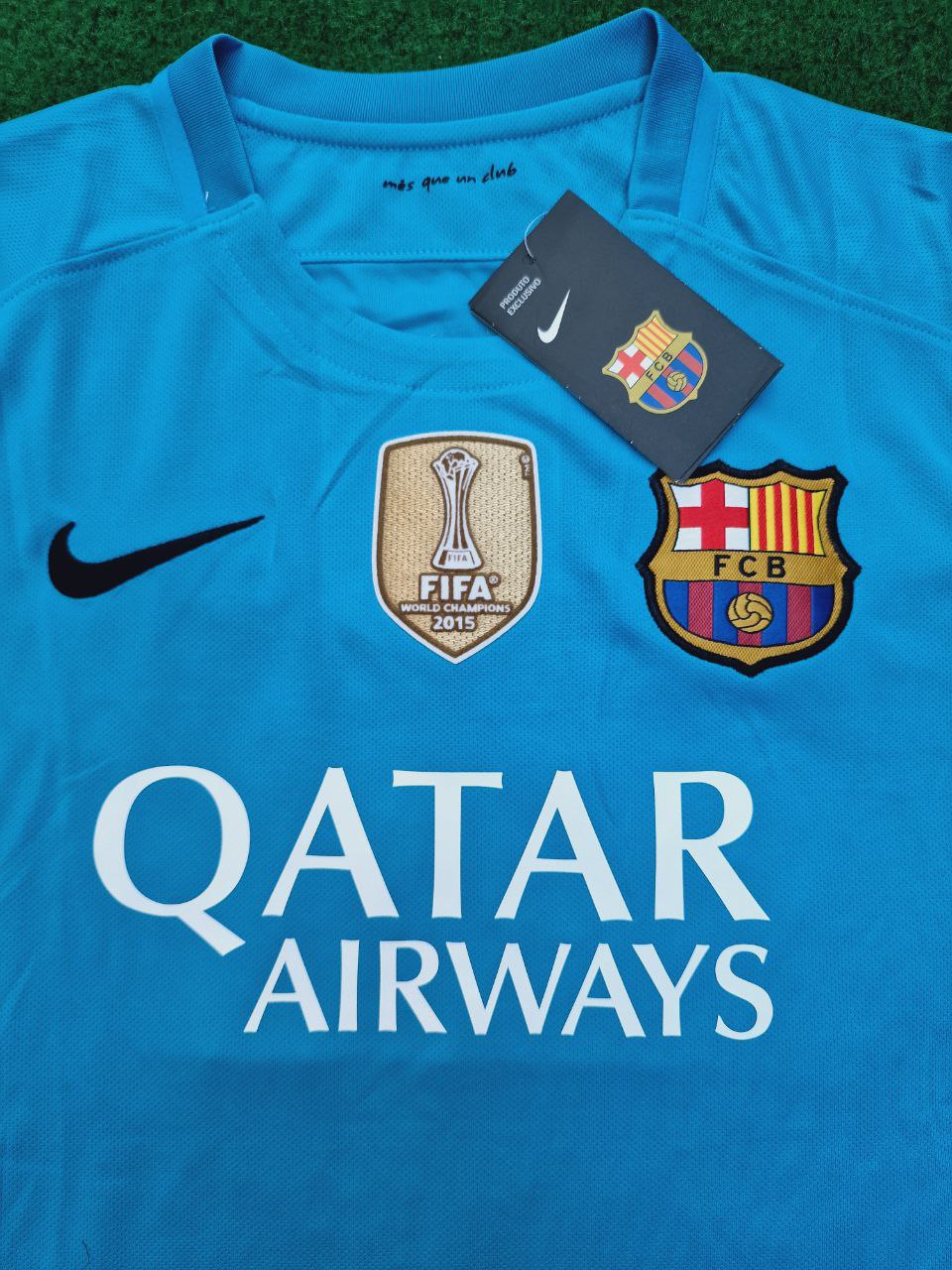 Lionel Messi Barcelona 2015-2016 Champions League Retro Jersey Maillot Trikot Maglia