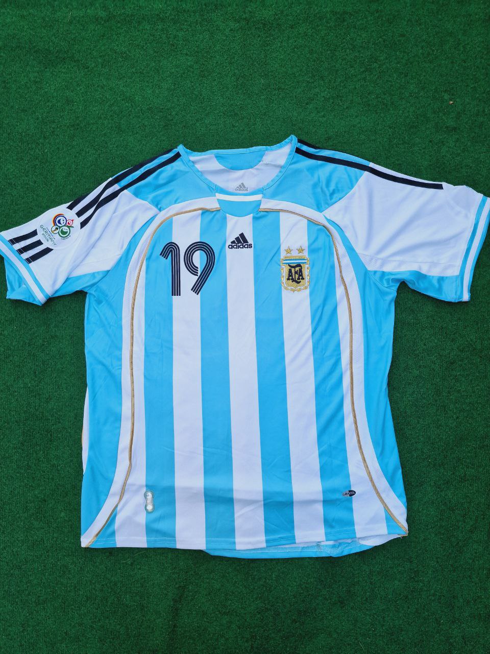 Lionel Messi 2006 World Cup Retro Argentina Retro Jersey Maillot Trikot Maglia