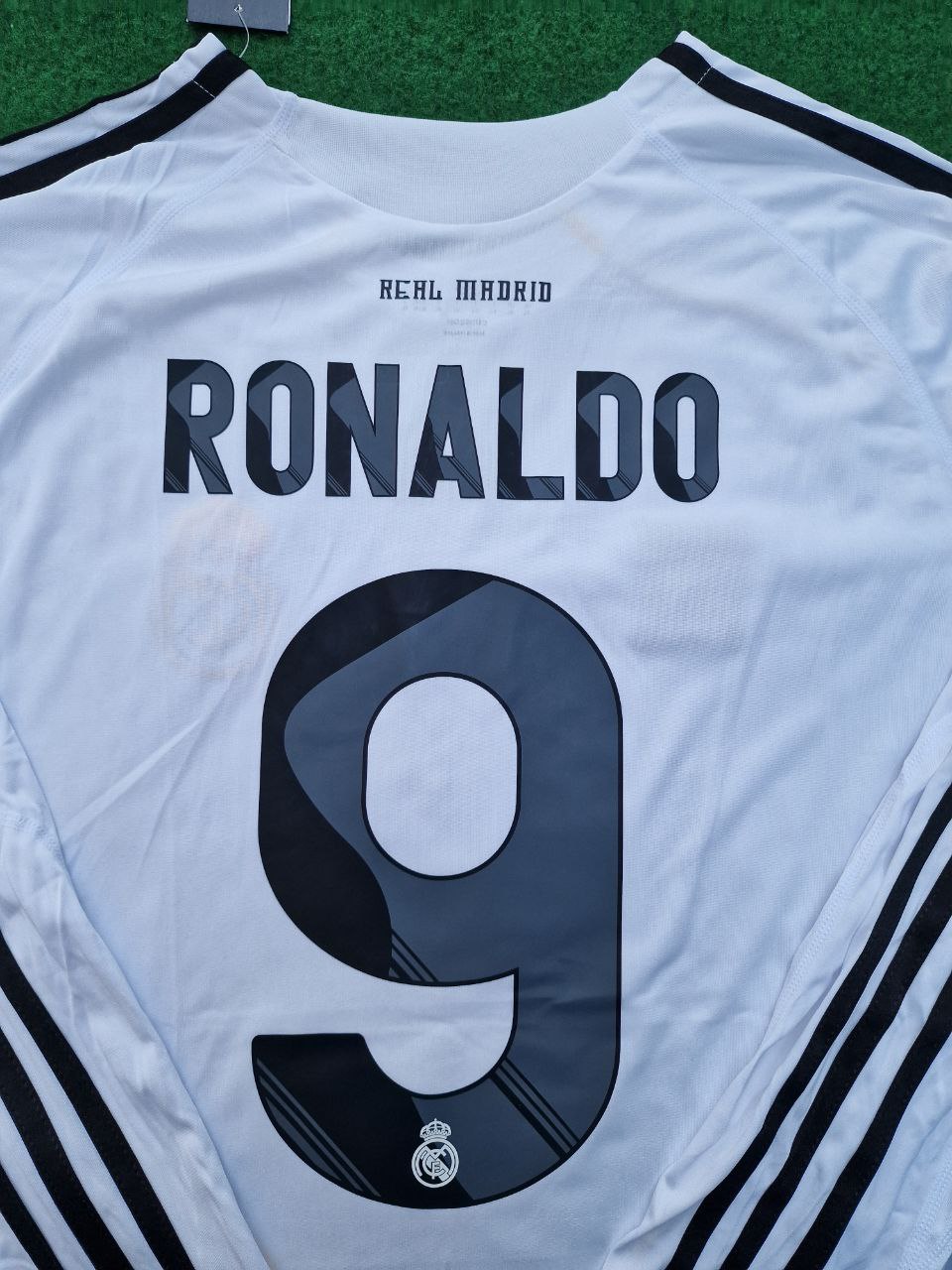 Cristiano Ronaldo Number 9 Real Madrid 2009 Retro Jersey