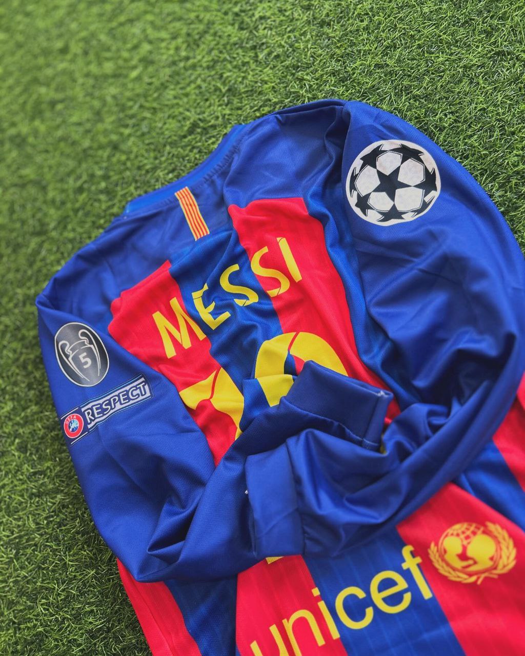 Lionel Messi Barcelona 2016 Special Edition Jersey with FIFA World Championship Patch