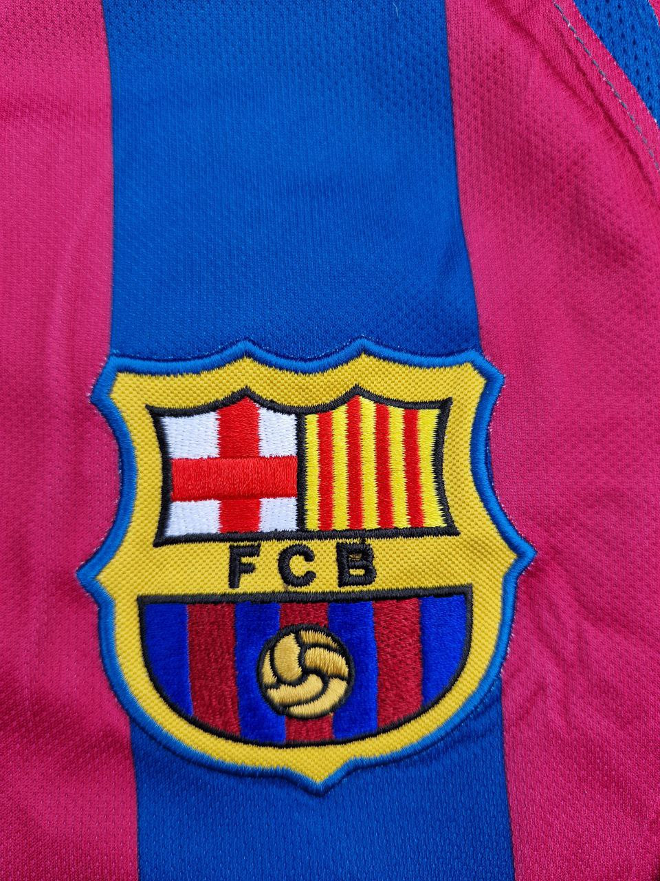 Ronaldinho Barcelona 2008 season Retro  Long Sleeve Jersey