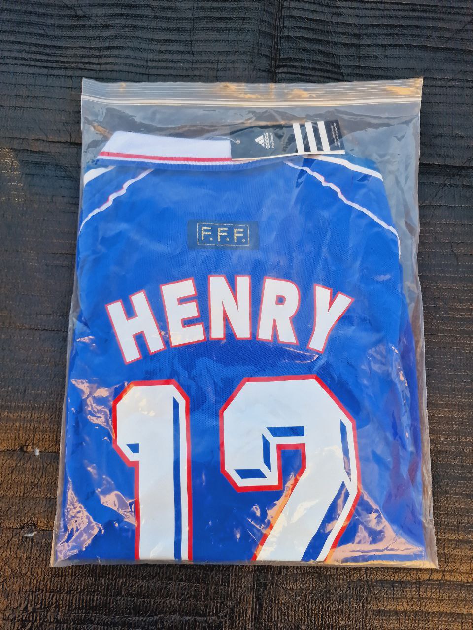 Thierry Henry France 1998 World Cup Retro Football Jersey