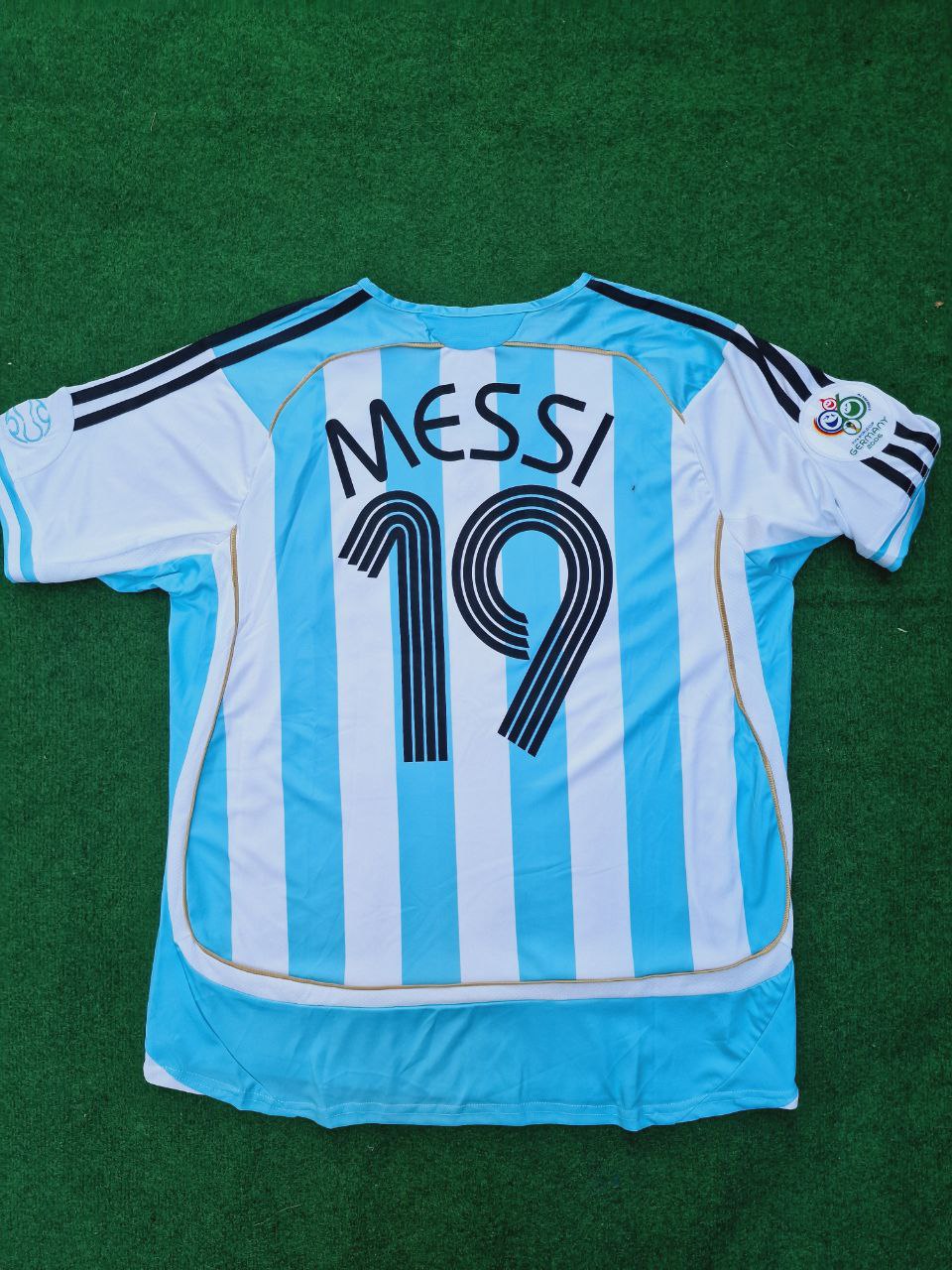 Lionel Messi 2006 World Cup Retro Argentina Retro Jersey Maillot Trikot Maglia