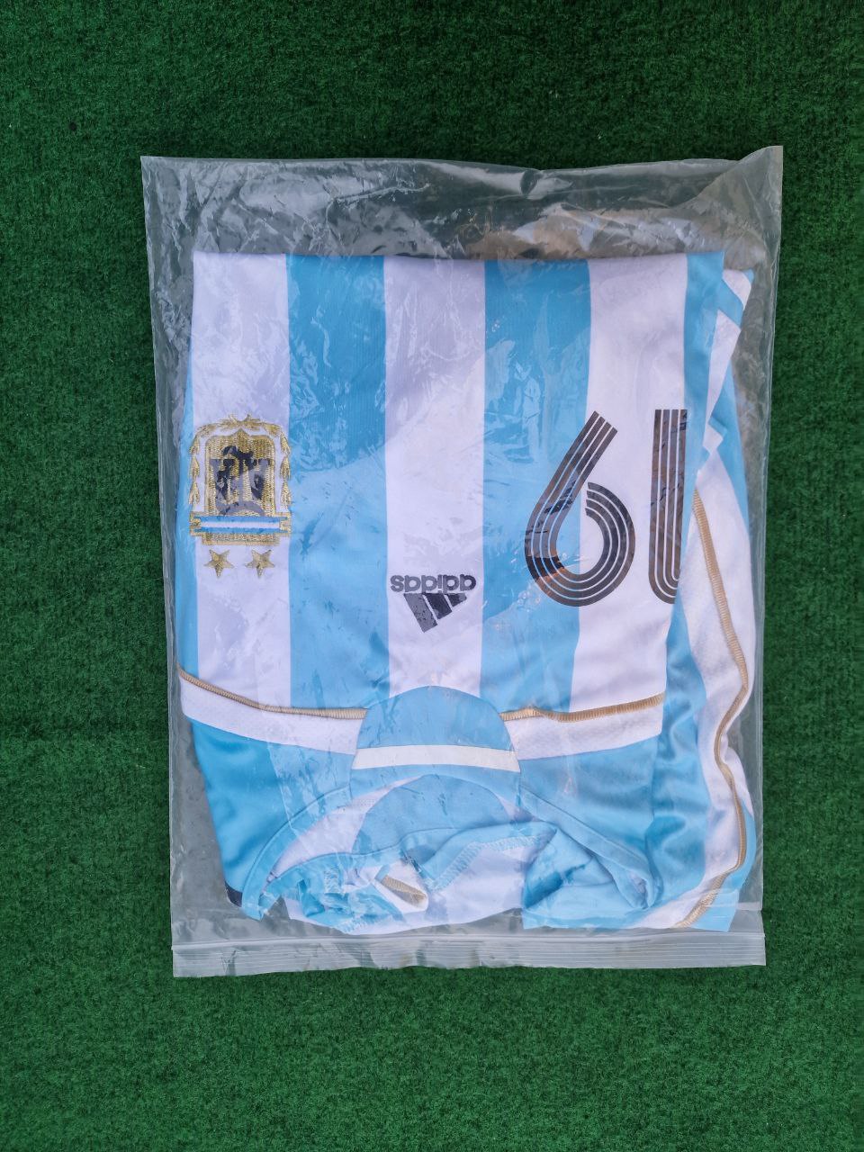 Lionel Messi 2006 World Cup Retro Argentina Retro Jersey Maillot Trikot Maglia