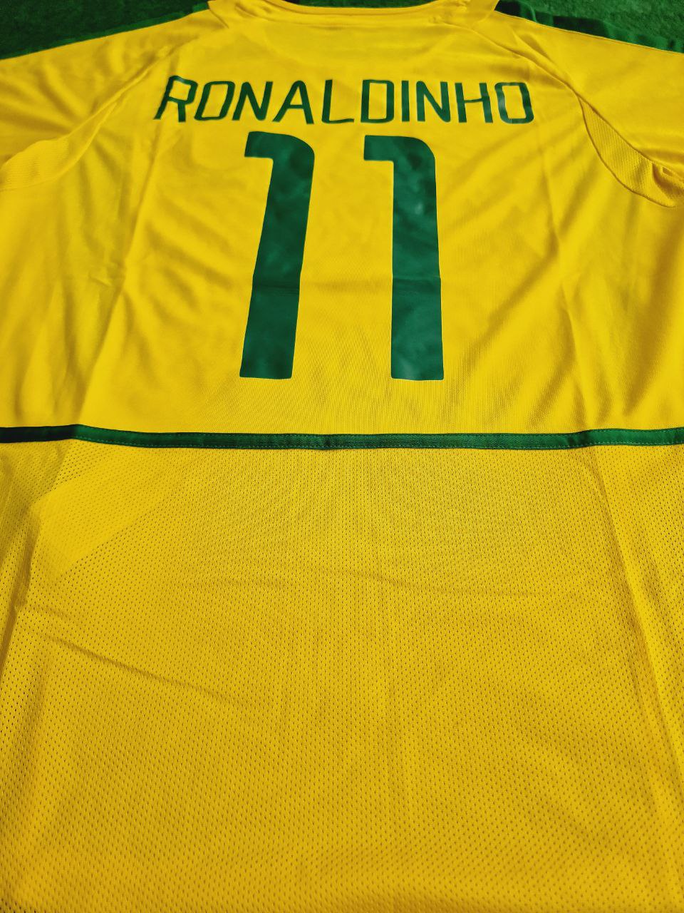 Ronaldinho Brazil  Retro Short Sleeve Jersey