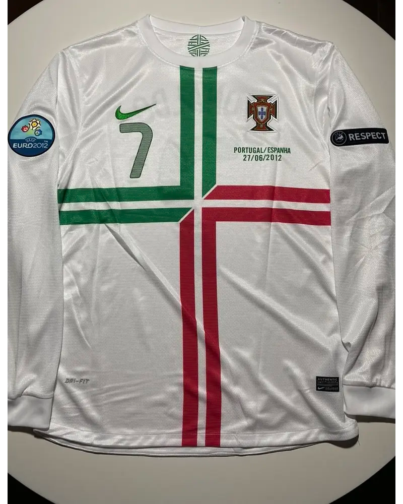 Cristiano Ronaldo Portugal EURO 2012 Long Sleeves Retro Jersey