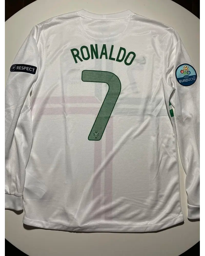 Cristiano Ronaldo Portugal EURO 2012 Long Sleeves Retro Jersey