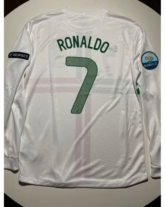 Cristiano Ronaldo Portugal EURO 2012 Long Sleeves Retro Jersey