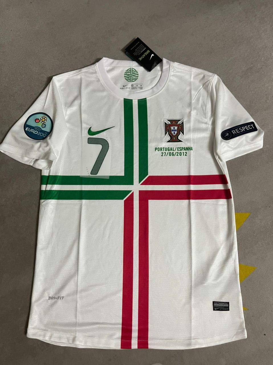 Cristiano Ronaldo Portugal EURO 2012 Retro Jersey