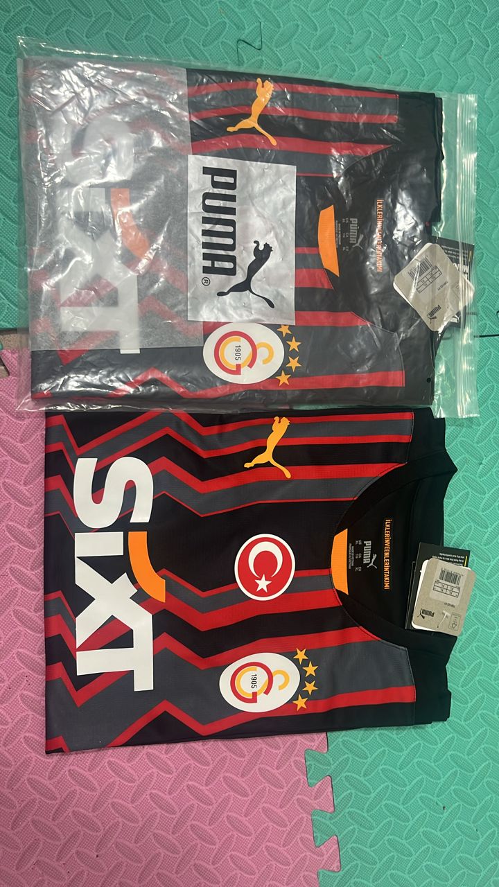 Galatasaray 2024 2025 Black Siyah New Season Third Jersey Forma