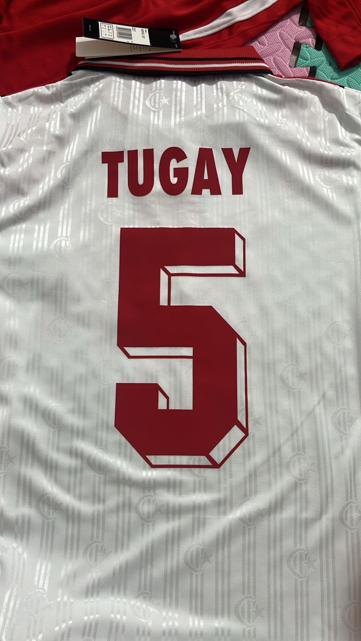 Türkiye Turkey Retro Beyaz Özel Forma Football Jersey Maglia Trikot Maillot