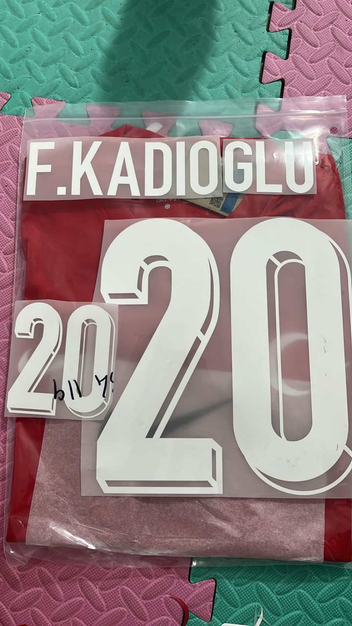 Turkey Turkiye Kırmızı Euro 2024 Home Red Jersey Trikot