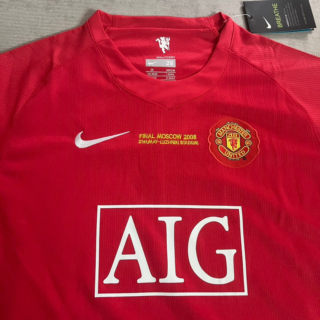 Cristiano Ronaldo Manchester United 2009 Moscow Final Kids Children Home Football Jersey