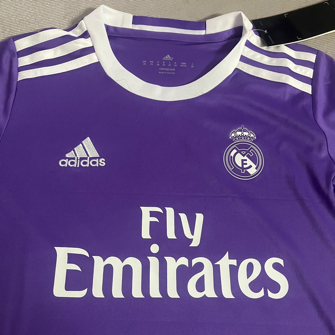 Cristiano Ronaldo Real Madrid 2017 Purple Kids Children Home Jersey Trikot Set